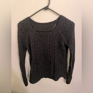 Knit black sweater m